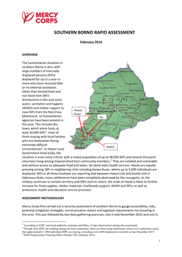 Southern Borno Rapid Assessment