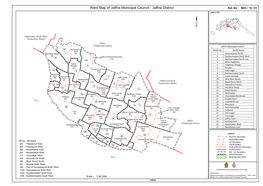 Ward Map of Jaffna Municipal Council - Jaffna District Ref