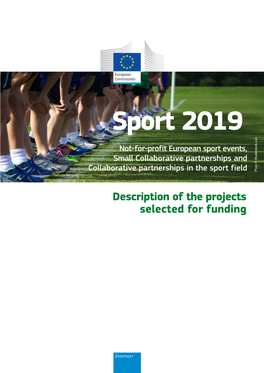 Sport 2019 Not-For-Profit European Sport Events, Small Collaborative Partnerships And