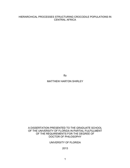 University of Florida Thesis Or Dissertation Formatting