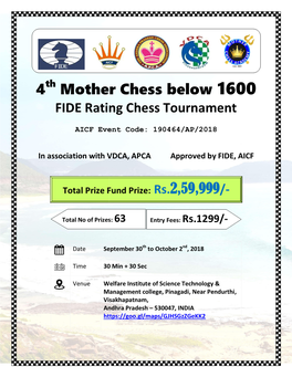 4 Mother Chess Mother Chess Below 1600