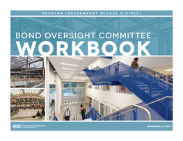 Bond Oversight Committee Workbook