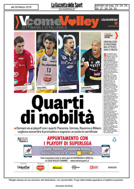 V Ométmiey La Gazzetta Dello Sport SFTTTMAMAI F Ni PAI I A\/DI D