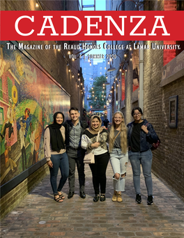 The Magazine of the Reaud Honors College at Lamar University The