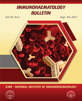 Immunohaematology Bulletin Is Brought out By