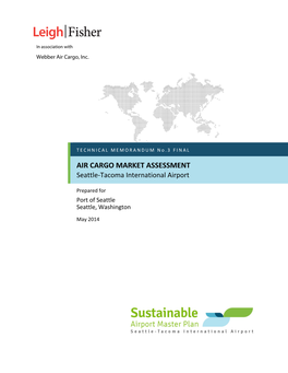 AIR CARGO MARKET ASSESSMENT Seattle-Tacoma International Airport