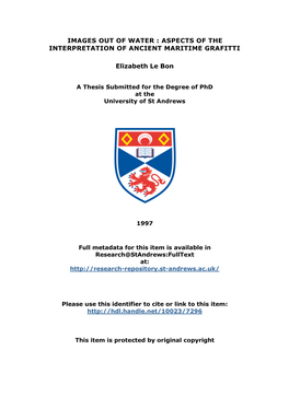 Elizabeth Le Bon Phd Thesis