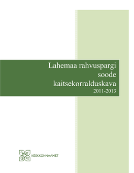 Lahemaa Rahvuspargi Soode Kaitsekorralduskava