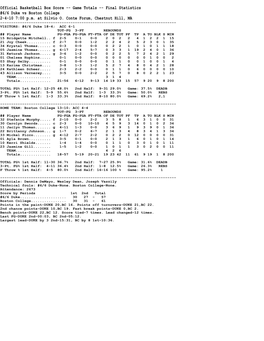 NCAA Box Score