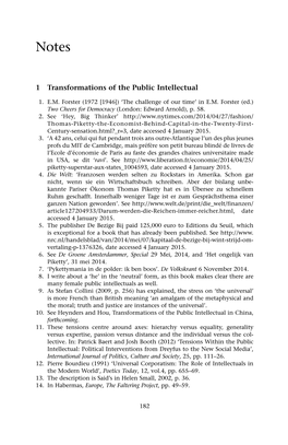 1 Transformations of the Public Intellectual
