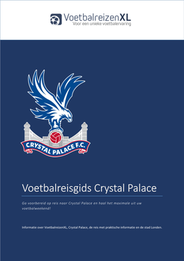 Voetbalreisgids Crystal Palace