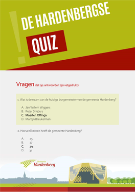 De Hardenbergse Quiz