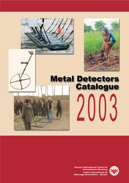 Metal Detectors Catalogue 2003