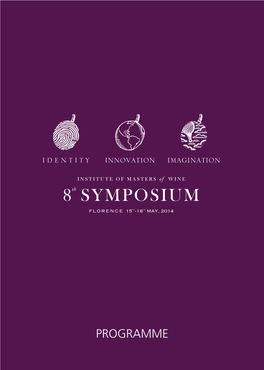 Florence Symposium Programme