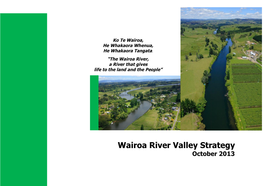 Wairoa River Valley Strategy October 2013