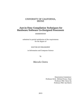 Marcelo S. Cintra Phd Thesis
