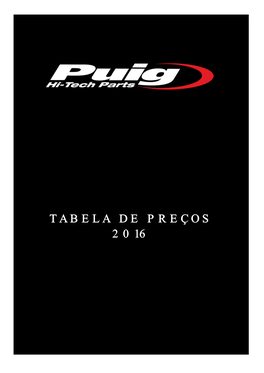 Tabela De Preços 2016 Tabela Preços Puig