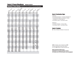 Route 6 Pauoa/Woodlawn Effective 8/22/21 Weekday & State Holiday: Eastbound from Pauoa to University/Woodlawn
