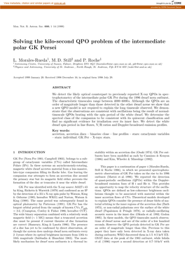 Solving the Kilo-Second QPO Problem of the Intermediate Polar GK Persei