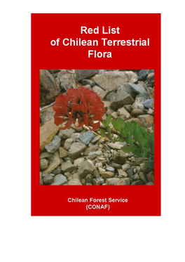 Libro Rojo De La Flora Terrestre De Chile Ingles.Pdf