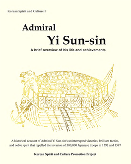 Historical Information on Admiral Yi Sun-Sin