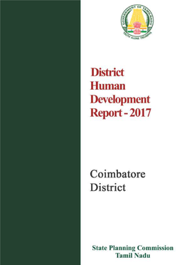 Coimbatore District Human Development Report 2017