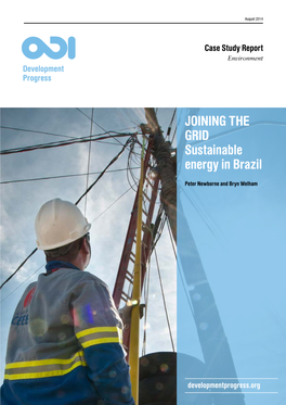 Joining the Grid Sustainable Energy in Brazil