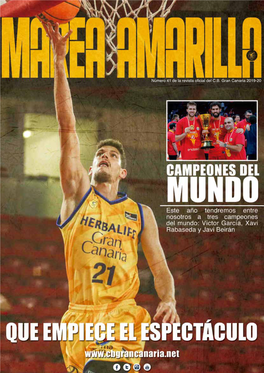 Número 41 De La Revista Oficial Del C.B. Gran Canaria 2019-20