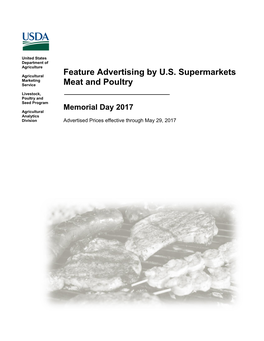 Feature Advertising by U.S. Supermarkets Meat and Poultry