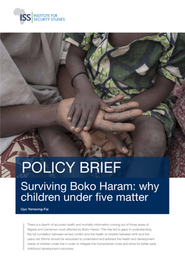 Surviving Boko Haram: Why Children Under Five Matter
