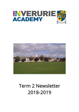 Term 2 Newsletter 2018-2019 Head Teacher’S Reflections