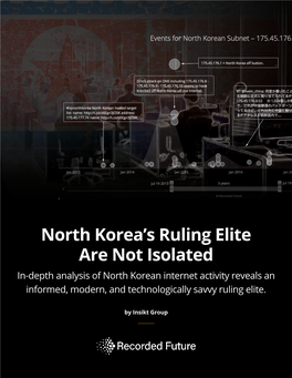 North Korea's Ruling Elite Are Not Isolated