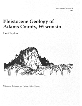 Pleistocene Geology of Adams County, Wisconsin