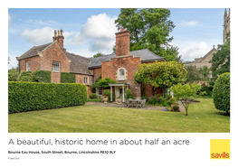 A Beautiful, Historic Home in About Half an Acre