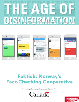 Faktisk: Norway’S Fact-Checking Cooperative