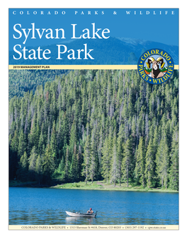 Sylvan Lake State Park Management Planning Team