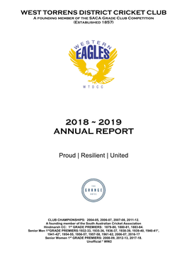 2018 ~ 2019 Annual Report