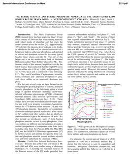 The Ferric Sulfate and Ferric Phosphate Minerals in the Light-Toned Paso Robles Rover Track Soils: a Multi-Instrument Analysis