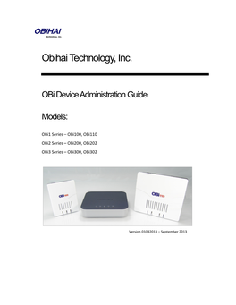 Obihai Technology, Inc