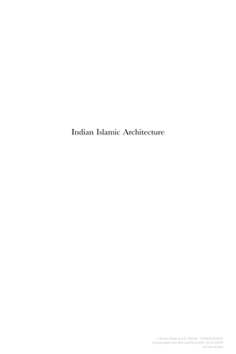 Indian Islamic Architecture