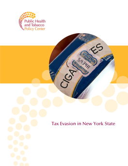 Tax Evasion in New York State