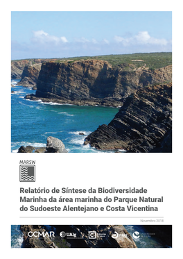 Relatório De Síntese Da Biodiversidade Marinha Da Área Marinha Do Parque Natural Do Sudoeste Alentejano E Costa Vicentina