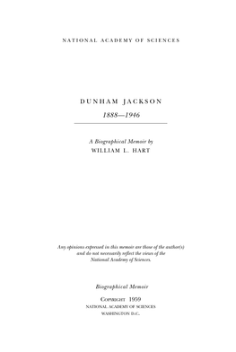 Dunham Jackson