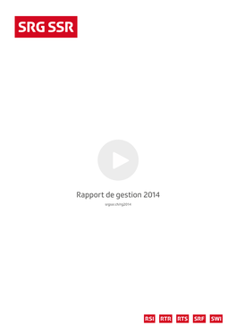 Rapport De Gestion 2014