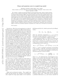 Arxiv:2005.07048V2 [Cond-Mat.Quant-Gas] 1 Sep 2020 (GS) As Well As Dynamical Transition Corresponding to Diate Regime of Coupling Strength