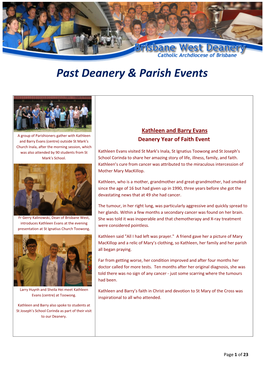 Past Deanery & Parish Events