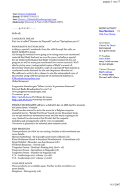 Pagina 1 Van 17 9-3-2007