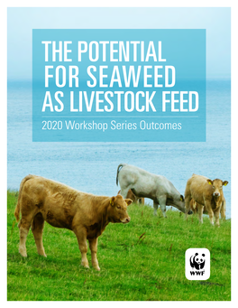 THE POTENTIAL for SEAWEED AS LIVESTOCK FEED 2020 Workshop Series Outcomes the Potential for Seaweed As Livestock Feed 2020 Workshop Series Outcomes