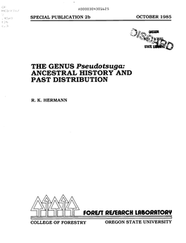 Ancestral History and Past Distribution