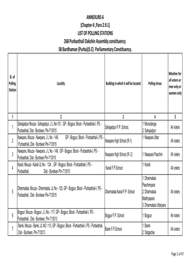 268 Purbasthali Dakshin Annexure III Eng